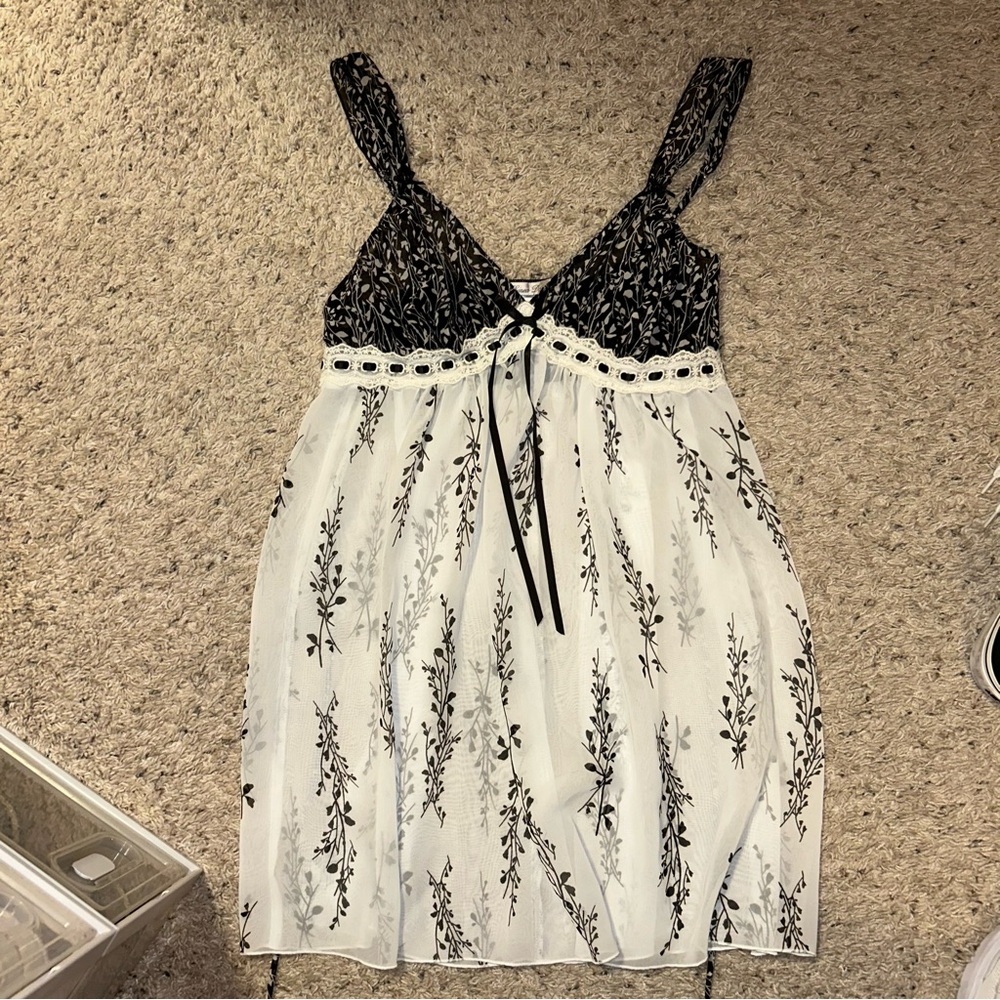 Linea Donatella Floral Nightgown Dress